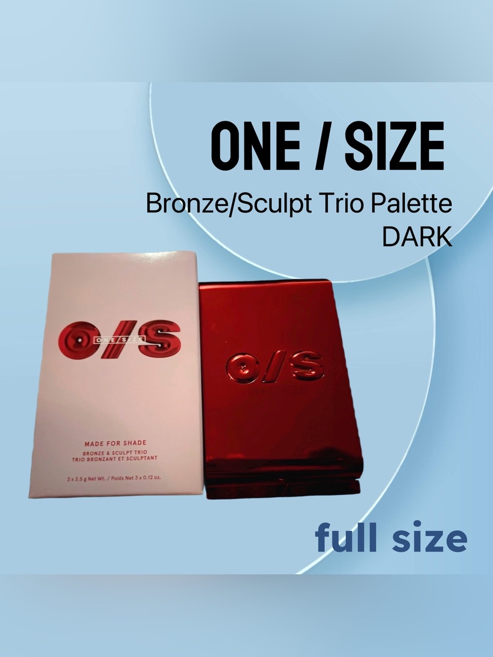 🇺🇸🆕NIB ONE/SIZE |FULL| Dark Made for Shade Silky Bronze & Sculpt Trio Palette